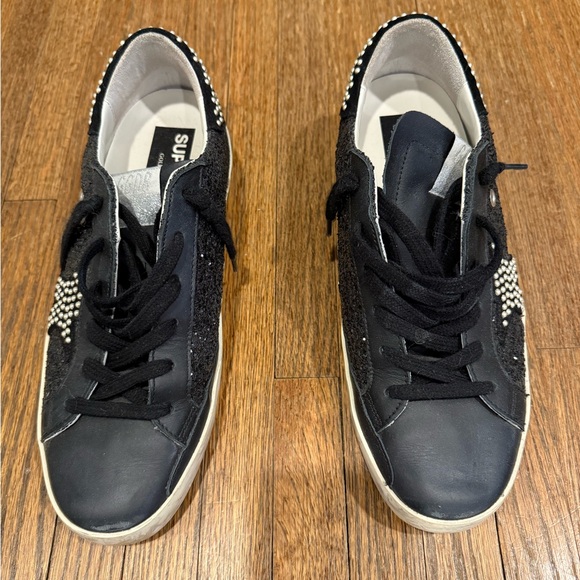 Golden Goose Super-Star Low Black Glitter and Pearl - Picture 4 of 4
